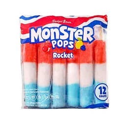 Budget Saver Monster Pops Rocket, 12ct - 12 Ct