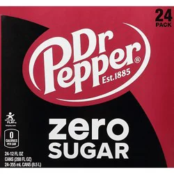 Dr Pepper Zero Sugar 24-12fz - 24-12fz