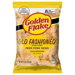 Golden Flake Old Fashioned Pork Skin 4oz - 4 Oz
