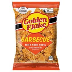 Golden Flake Bbq Pork Rind 4oz - 4 Oz