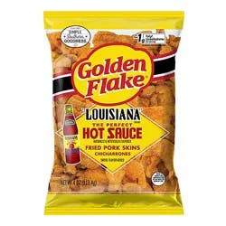 Golden Flake La Hot Pork Rind 4oz - 4 Oz