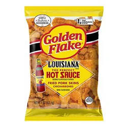 Golden Flake La Hot Pork Rind 4oz - 4 Oz