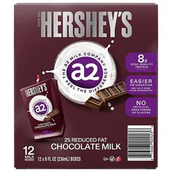 Hershey's A2 Milk Choc Aseptic 12pk - 96 Fz