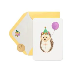 Papyrus Hedgehog Birthday Card - Each