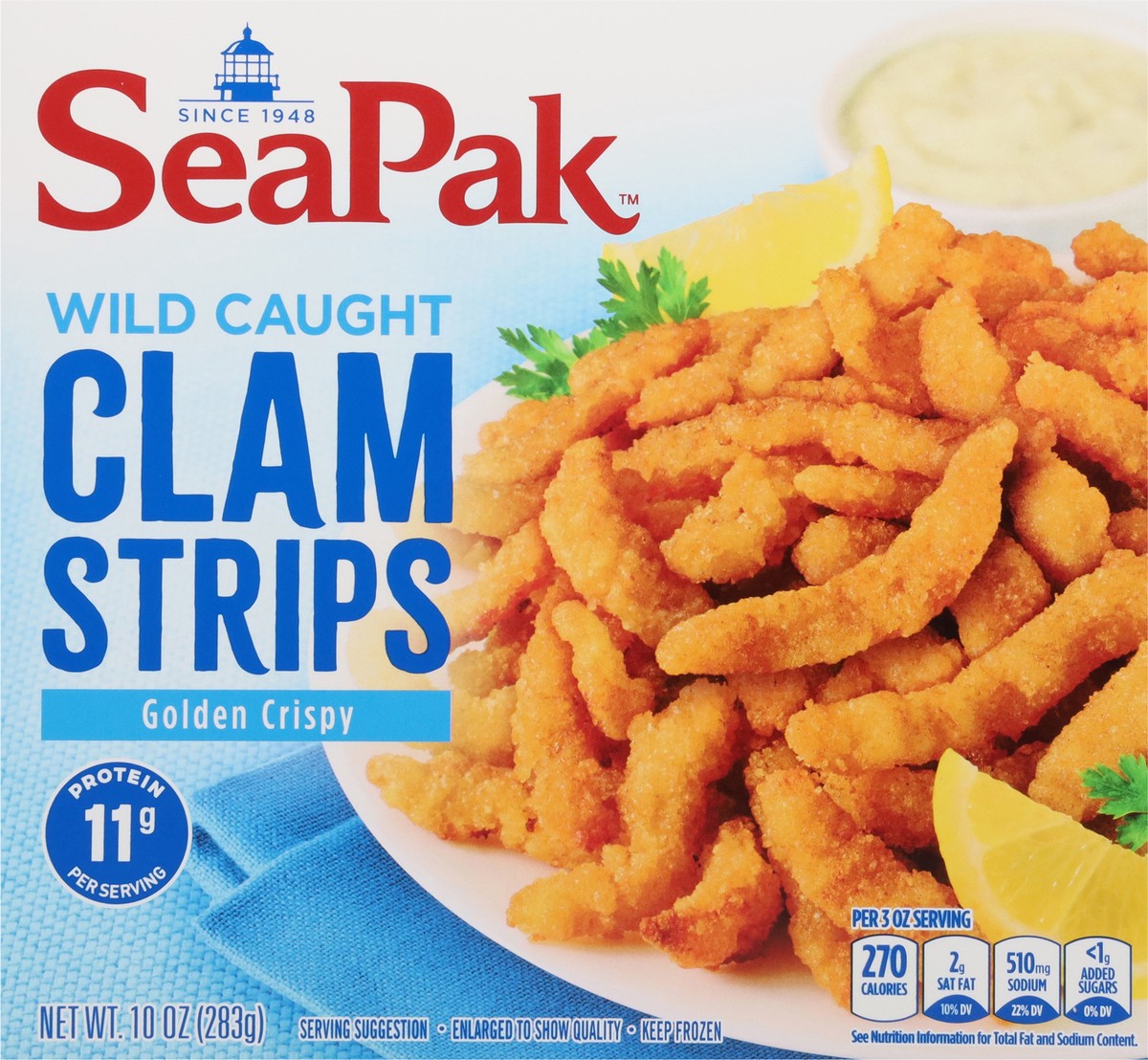slide 8 of 13, Seapak Clam Strips - 10 Oz, 10 oz