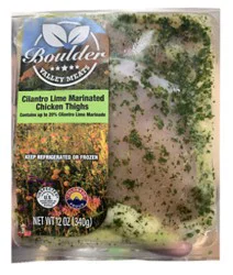 Colorado Chicken Thighs Boneless Cilantro 12 Oz - 12 Oz