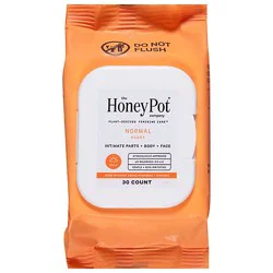 The Honey Pot Normal Wipes - 30 Ct