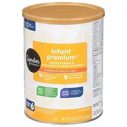 Signature Select Premium Infant Formula Paper Laminated Can - 34 Oz