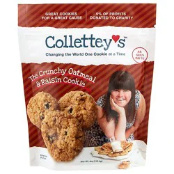 Colletteys Crunchy Oatmeal Raisin Cookies - 4 Oz