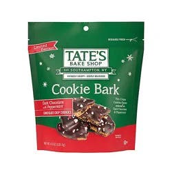 Tate's Bake Shop Cookie Bark Chocolate Chip Peppermint - 4.6 Oz