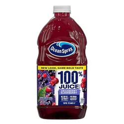 Ocean Spray 100% Cranberry Elderberry - 64 Oz