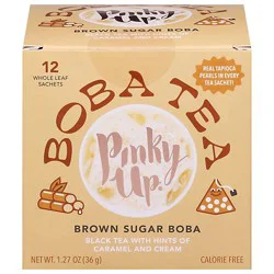 Pinky Up Tea Boba Brown Sugar - 12 Count