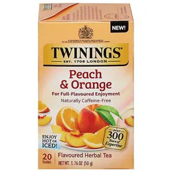Twining Tea Herbal Peach Orange - 20 Ct
