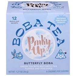 Pinky Up Tea Boba Butterfly - 12 Count