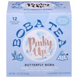 Pinky Up Tea Boba Butterfly - 12 Count