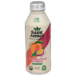 Saint James Green Tea Passion Fruit & Peach - 16 Fz