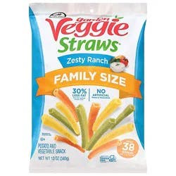 Sensible Portions Chips Veggie Straw Zesty Rnch - 12 Oz