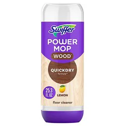 Swiffer Powermop Wood Floor Cleaner Quick Dry Formula Lemon - 25.3 Fl. Oz. - 25.3 Fz