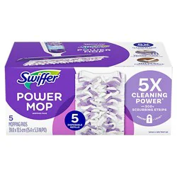 Swiffer Powermop Mopping Pads 5x Cleaning Power - 5 Ct