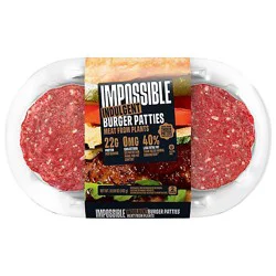 Impossible Burger Patties Made From Plants - 10.66oz