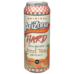 Arizona Hard Peach Tea Can - 22 Fz