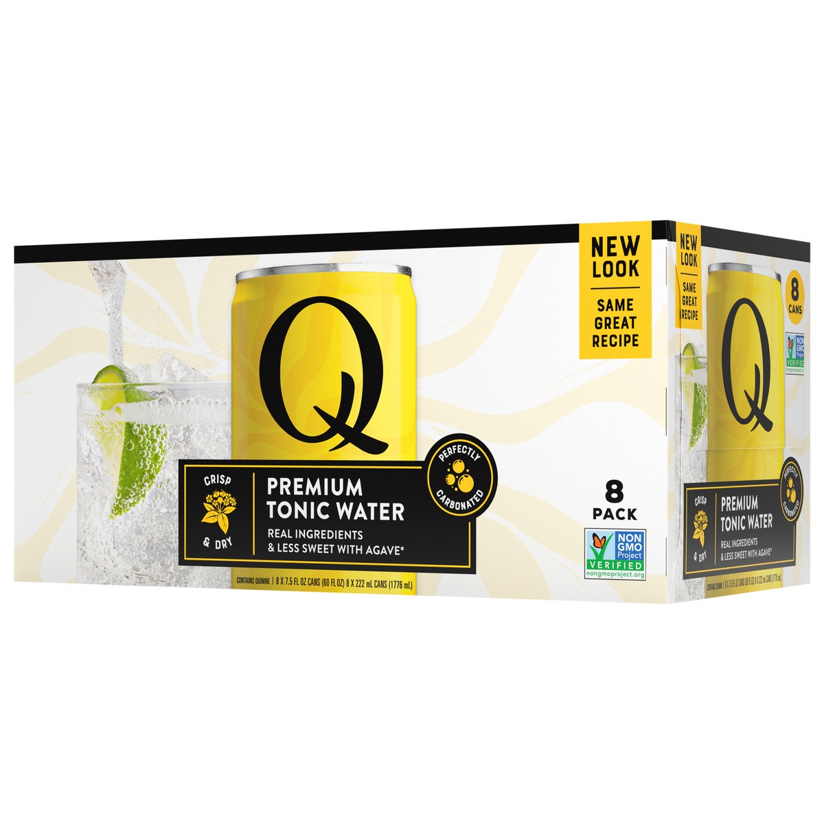 slide 4 of 12, Q Mixers Premium Tonic Water - 8-7.5 Fl. Oz., 60 fl oz