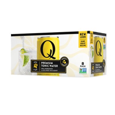 slide 1 of 1, Q Mixers Premium Tonic Water - 8 - 7.5 Oz, 8 ct; 7.5 fl oz