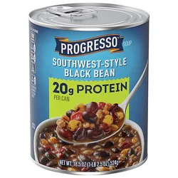Progresso Protein Southwest Style Black Bean Soup - 18.5 Oz