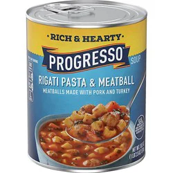 Progresso Rich & Hearty Rigati & Meatball Soup - 18.5 Oz