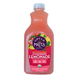 Uncle Matts Organic Lemonade Strawberry No Sugar Added - 52 Fz