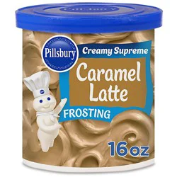 Pillsbury Creamy Supreme Caramel Latte Flavored Frosting Tub - 16 Oz