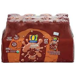 O Organics Milk Aseptic Chocolate Low Fat - 12-8 Fz