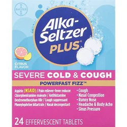 Alka Seltzer Plus Cold Cough Powerfast - 24 Count