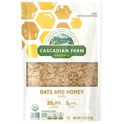 Cascadian Farm Organic Oats And Honey Granola - 11 Oz