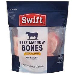 Swift Beef Marrow Bones Package - 2.2 Lb - 12 Ct