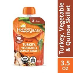 Happy Baby Organics Turkey Vegetable & Quinoa Skillet - 3.5 Oz