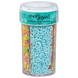 Overjoyed 4-In-1 Dinosaurs & Sharks Sprinkles - 4.6 Oz