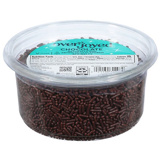 slide 1 of 1, Overjoyed Chocolate Sprinkles - 10.5 Oz, 10.5 oz