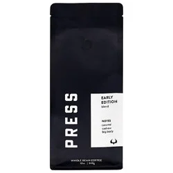 Press Coffee Whole Bean Early Edition - 12 Oz
