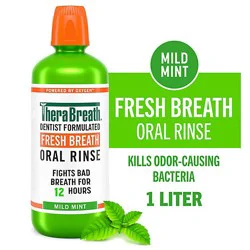 Herabreath Fresh Breath Oral Rinse Mild Mint 33.8 Fz - 33.8 Fz
