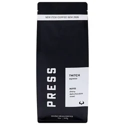 Press Coffee Whole Bean Twitch - 12 Oz