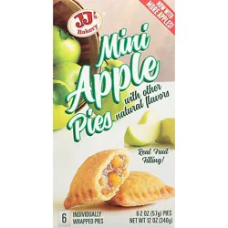 Jjs Bakery Mini Apple Pies 6 Count - 12 Oz