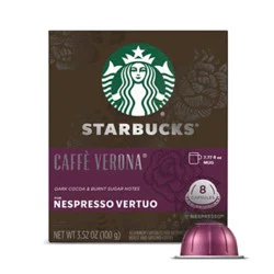 Starbucks Caffe Verona Nespresso Vertuo - 8 Count