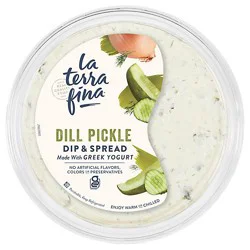 La Terra Fina Dill Pickle Dip - 10 Oz