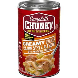 Campbell's Chunky Creamy Cajun Style Chicken Alfredo Soup - 18.8 Oz