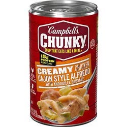 Campbell's Chunky Creamy Cajun Style Chicken Alfredo Soup - 18.8 Oz