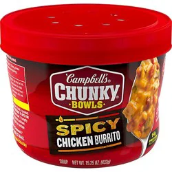 Campbell's Chunky Spicy Chicken Burrito Soup - 15.25 Oz