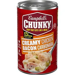 Campbell's Chunky Creamy Chicken Bacon Carbonara Soup - 18.8 Oz