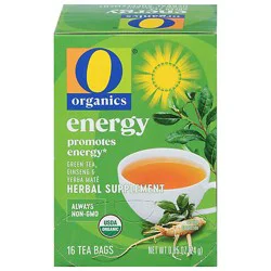 O Organics Energy Herbal Tea - 16 Count