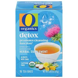 O Organics Detox Herbal Tea - 16 Count
